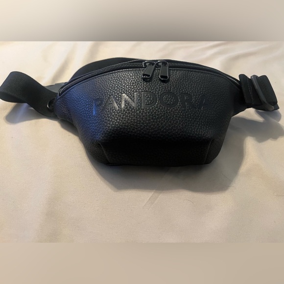 PANDORA Black Storage Keepsake Belt Bag Fanny Pack - Picture 4 of 5